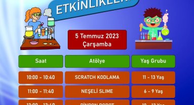 Kayseri Bilim Merkezi'nde 'Temmuz ayı etkinlikleri'