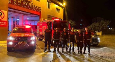 Nevşehir Belediyesi İtfaiye Ekipleri Kemer'e gitti