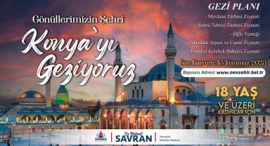 Nevşehir Belediyesi'nden Konya ve Çanakkale'ye gezi müjdesi