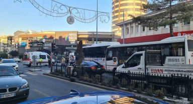 Nevşehir'de freni patlayan halk otobüsü önündeki halk otobüsüne çarptı: 9 yaralı