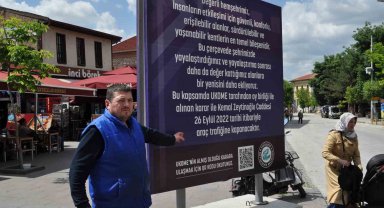 Odunpazarı esnafı o caddenin artık trafiğe açılmasını istiyor