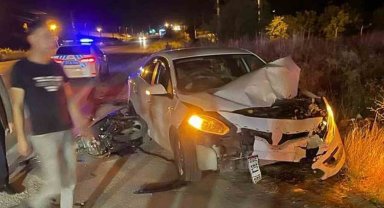 Otomobil ile motosiklet çarpıştı: Köy muhtarı hayatını kaybetti