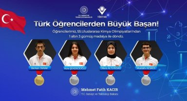 Türk öğrenciler iki büyük olimpiyattan madalyalarla döndü