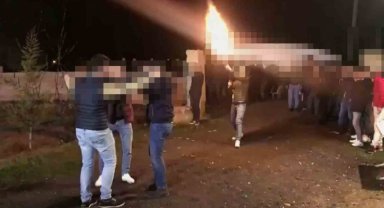 Yurtdışından düğüne geldi, havaya ateş ederken yakalandı