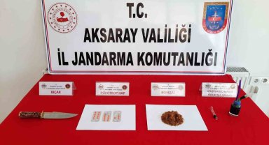 Aksaray jandarmadan uyuşturucu operasyonu: 5 gözaltı