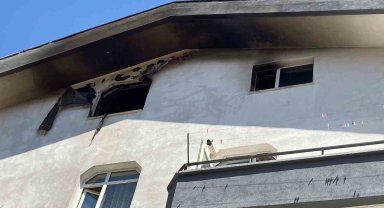 Ankara'da korkutan çatı yangını