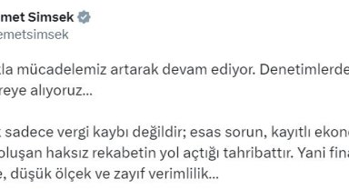 Bakan Şimşek: "Denetimlerde yapay zekayı devreye alıyoruz"