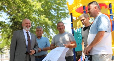 Başkan Çolakbayrakdar; "Çocukların, hayalini süsleyen parklar yapıyoruz"