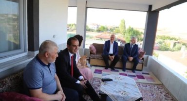Çankırı Valisi Taşolar görevinin ilk gününde şehit ailesini ziyaret etti