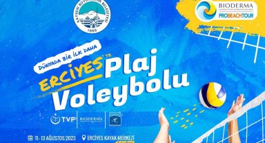 Dünyada ilk kez bir dağda 'plaj voleybolu' oynanacak
