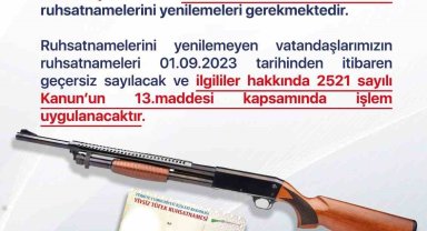 İl Emniyet Müdürlüğü duyurdu: 'Son tarih 1 Eylül'