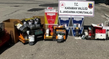 Jandarmadan kaçak tütün ve makaron operasyonu