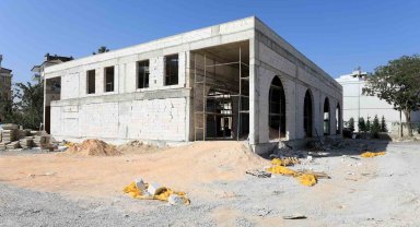 Karatay Hoş Kubbe'nin yapımı sürüyor