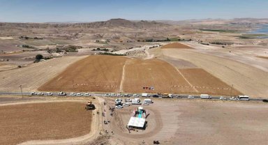 Kayseri'de aspir hasadı başladı