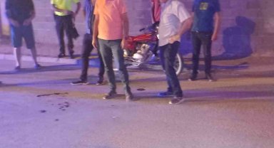 Konya'da duvara çarpan motosiklet sürücüsü yaralandı