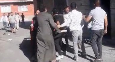Nevşehir'de taşlı sopalı kavga