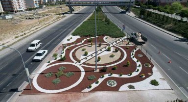 Niğde'de şehir girişleri güzelleştiriliyor