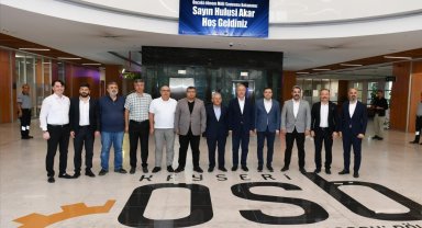 OSB Başkanı Yalçın, Hulusi Akar'a projelerini anlattı, sanayicilerin arsa taleplerini iletti