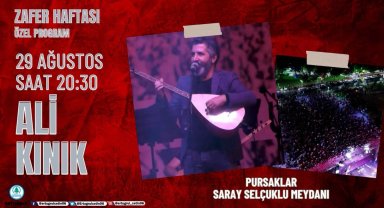 Pursaklar'da Ali Kınık konseri düzenlenecek