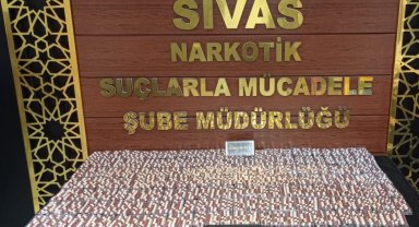 Sivas'ta tarihi eser ve uyuşturucu operasyonu