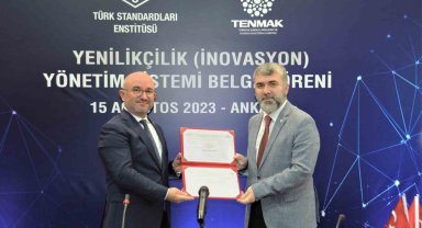 TSE'den TENMAK'a "Yenilikçilik Yönetim Sistemi Belgesi"