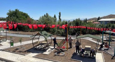 Türkiye'de bir ilk: 200 nüfuslu köye millet bahçesi yaptılar