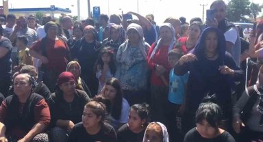 Üst geçit isteyen vatandaşlar Kırıkkale-Kayseri yolunu kapattı