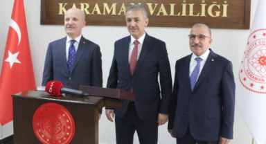 YÖK Başkanı Prof. Dr. Erol Özvar, Karaman'da