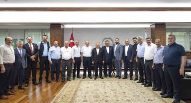 Ziraat Odası Başkanlarından Başkan Büyükkılıç'a teşekkür' ziyareti