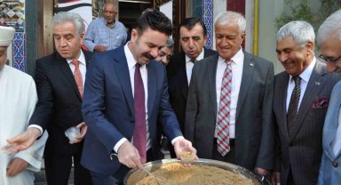Ahilik Haftası'nın ilk gününde helva dağıtıldı