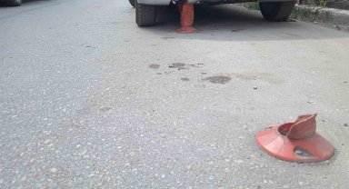 Araçlara trafik dubaları bile engel olmuyor