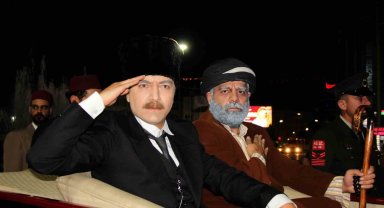 Atatürk'ün Sivas'a gelişi canlandırıldı