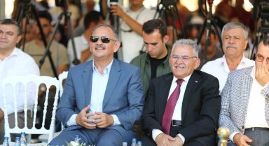 Bakan Özhaseki'den Büyükkılıç'a: "Hizmetlerini maşallah konuşturuyor"