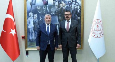 Bakan Tekin, ÖSYM Başkanı Ersoy'u kabul etti
