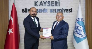 Büyükkılıç'a TMMOB Makine Mühendisleri Odası Kayseri Şubesi'nden ziyaret