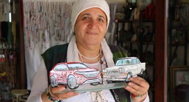 Cama şekil veren anne ile oğlu yerli otomobil Togg ve Devrim'i tasarladı