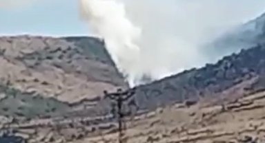 Çankırı'da orman yangını alanlarındaki soğutma çalışması sürüyor