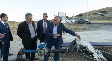 Erciyes'te sıcak su sondaj çalışması devam ediyor