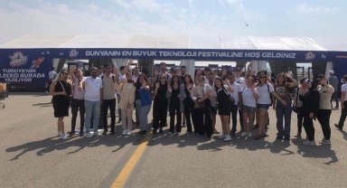 Eskişehirli 200 gençten TEKNOFEST'e ziyaret