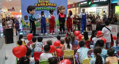 Espark AVM'de çocuklar eğlenerek öğrendi