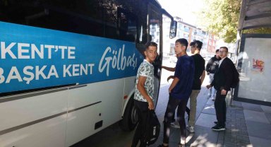 Gölbaşı Belediyesi'nden öğrencilere servis desteği