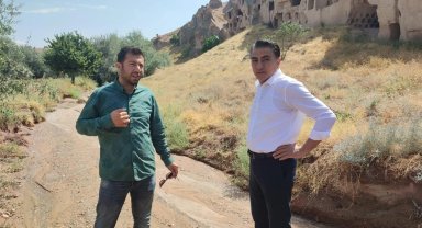 Gülşehir'de sel ve taşkınlara karşı çalışma başlatıldı