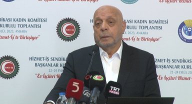 Hak-İş Konfederasyonu Genel Başkanı Arslan: "Taşeron sistemini biz çöpe attık"
