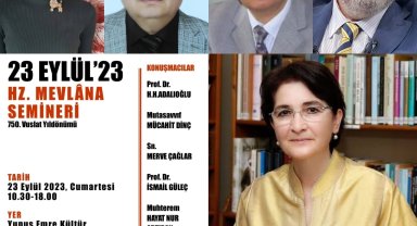 Hz. Mevlâna yılına özel seminer düzenlenecek
