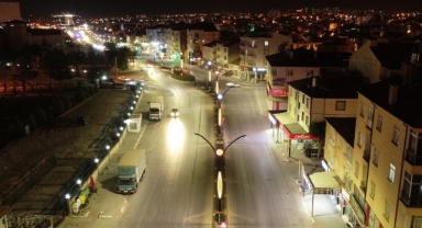 İBRAHİM ÖKTEM BULVARI IŞIL IŞIL OLDU 