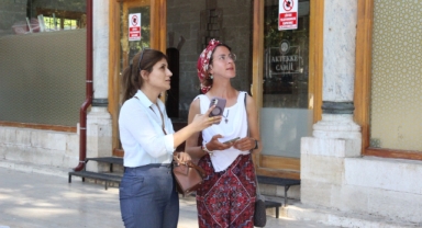 İspanya'dan Kudüs'e yürüyen Carlota Salazar Karaman'da mola verdi 