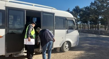 Jandarmadan okul servislerine denetim