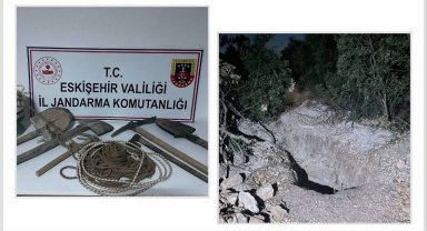 Kaçak kazı yapan şahıslar suçüstü yakalandı