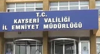 Kayseri Emniyet Müdürlüğünde acı olay