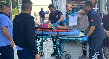 Konya'da 3. kattan düşen çocuk hastanelik oldu